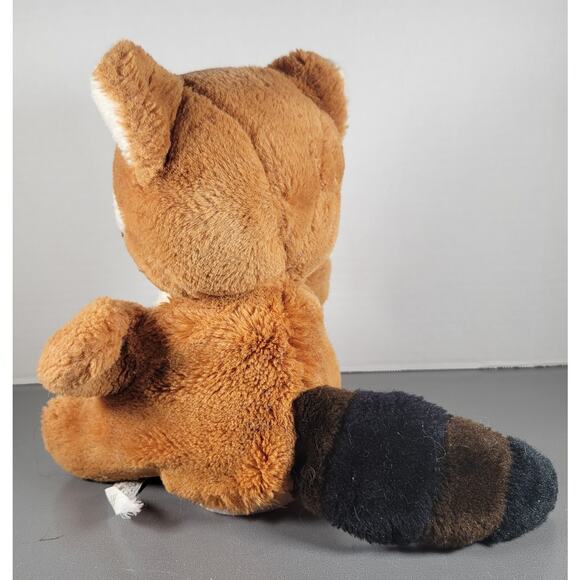 Russ Berrie Rollo Puppet Plush Brown Raccoon Hand Puppet 9" Vintage Toy - Picture 9 of 16